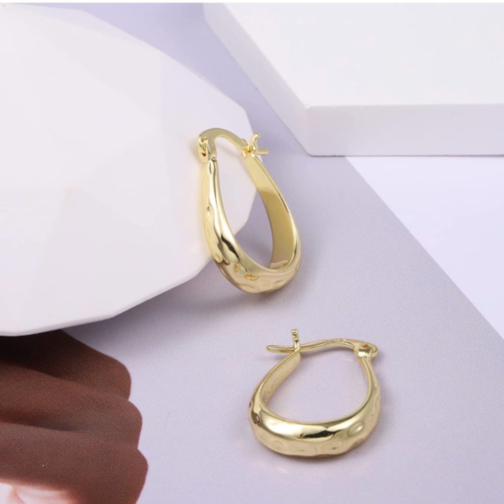 14k Gold Hoop Earrings